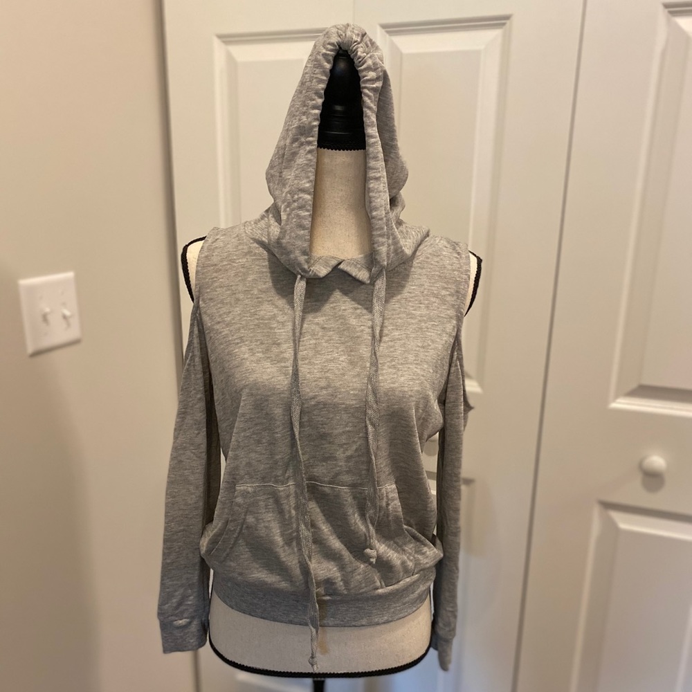 Cold Shoulder Hoodie